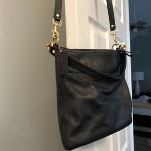 COACH Poppy pebbled leather convertible bag